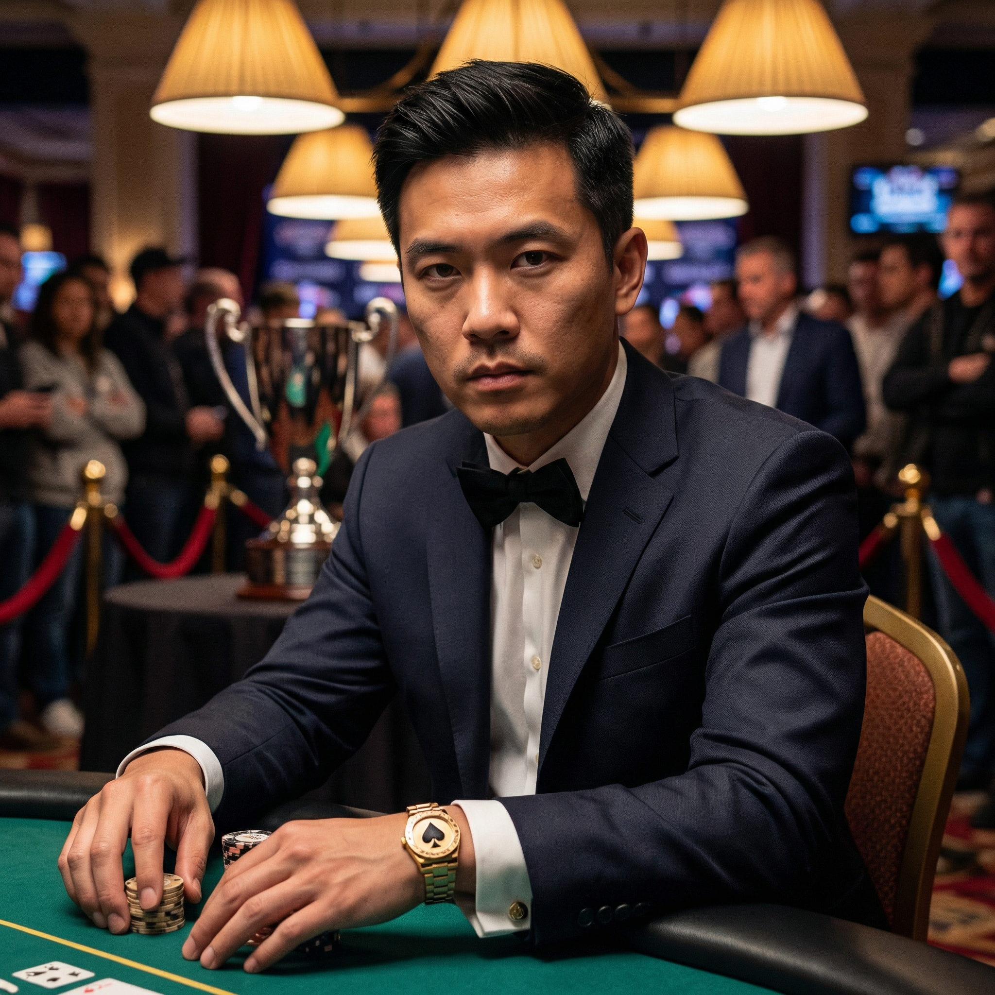 职业扑克牌手比赛照片